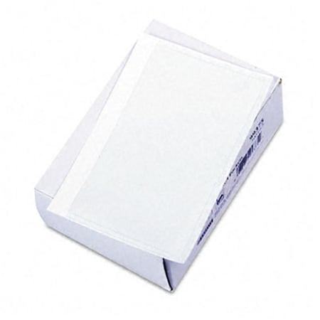 Esselte Pendaflex Self-Adhesive Vinyl Pockets 3 x 5 Clear Front/White Backing 100/Pack 99375